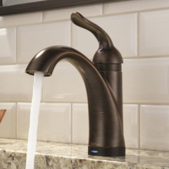 Lahara Touch&Sensor 洗面用タッチ&センサーシングルレバー混合水栓